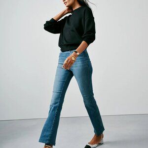 SPANXshape EveryWear Kick Flare Jeans, Vintage Indigo - Size Large